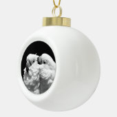 オオオカズラ1羽 セラミックボールオーナメント (右)