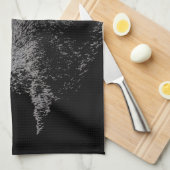 オオオカマタオル野生のハスキー犬の茶タオル キッチンタオル (四つ折り)