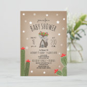 オオオカマドサザベットスターズ女の子ベビーシャワー 招待状 (スタンド正面)