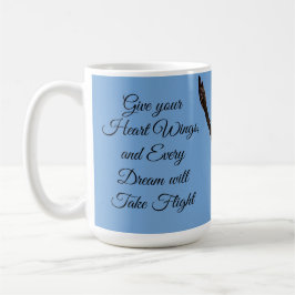 オオオカミの飛行感動的 コーヒーマグカップ