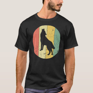 オオオカミヴィンテージクールオオカミ動物園 Tシャツ