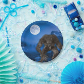 オオオカミ人狼ハロウィンフルムーンパーティー ペーパープレート (パーティー)