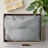 オオオカミ冬の雪の森の月景色 薄葉紙 (ギフト)