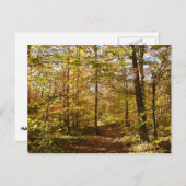 オオオカミ岩のコース秋のペンシルバニアの風景 ポストカード (正面/裏面)