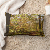 オオオカミ岩のコース秋のペンシルバニアの風景 ランバークッション (ブランケット)