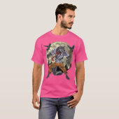 オオオカミ満月 Tシャツ (正面フル)
