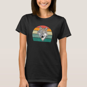 オオオカミ犬オオカミ狩り森ディアアニマ Tシャツ