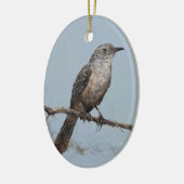 オオオカミ絵を描ドリの年 セラミックオーナメント (左)