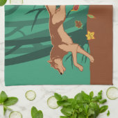 オオオカミ キッチンタオル (折り畳み)