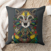 オオオカミ クッション (ブランケット)