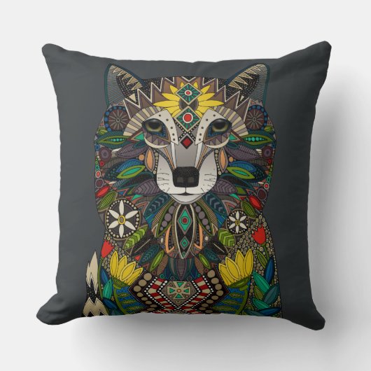 オオオカミ クッション (正面)