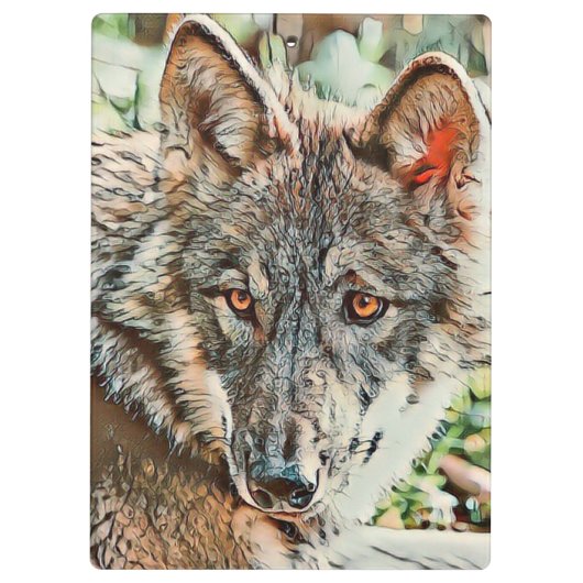 オオオカミ クリップボード (裏面)