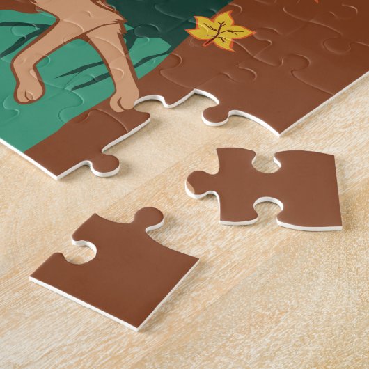 オオオカミ ジグソーパズル (側面)