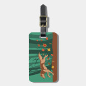 オオオカミ ラゲッジタグ (正面縦)