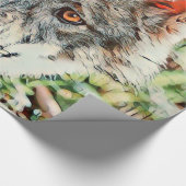 オオオカミ ラッピングペーパー (角)