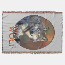 オオオカミGray Wolf Canis_lupus スローブランケット