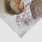 オオオカリス冬の雪の森ムーンランドスケープ 薄葉紙 (詳細)