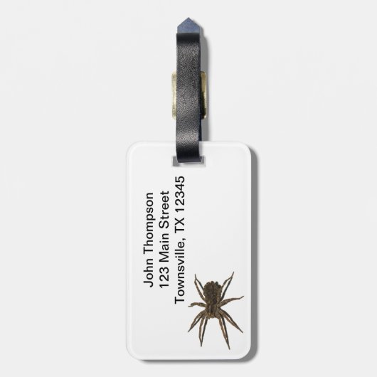 オオカグモ ラゲッジタグ (裏面縦)