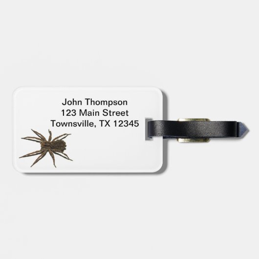 オオカグモ ラゲッジタグ (裏面横)