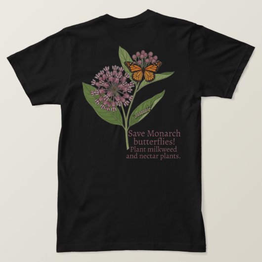 オオカナダモナカ Tシャツ (デザイン裏面)