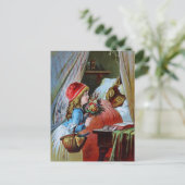 オオカミおばあちゃんベッド ポストカード (スタンド正面)