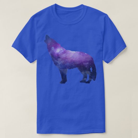 オオカミおもしろいの生誕生日用オオカミ Tシャツ (デザイン正面)