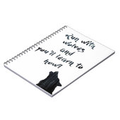 オオカミおよびあなたとの操業は遠ぼえするために学びます ノートブック (左側)