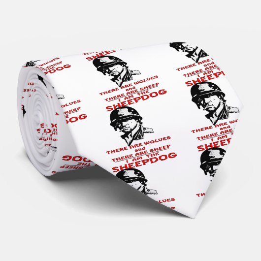 オオカミがいる羊だ私は牧羊犬だ ネクタイ (ロール)