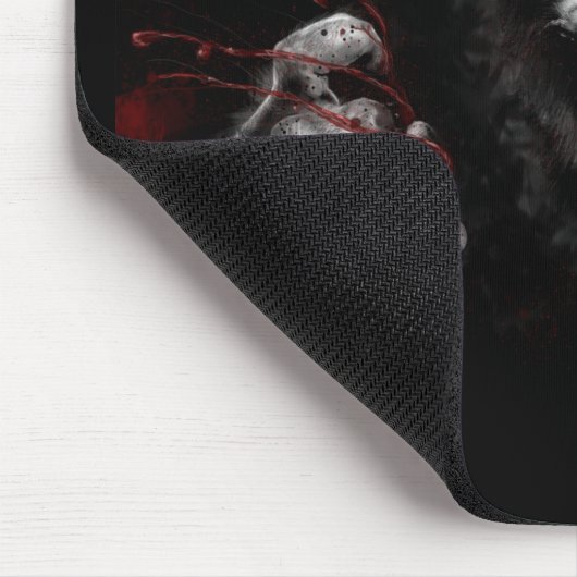 オオカミがハートを引き裂く マウスパッド (コーナー)