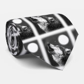 オオカミが月のネクタイでハウリング ネクタイ (ロール)