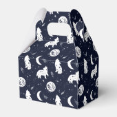 オオカミが月の恵み箱で吠える フェイバーボックス (裏面サイド)