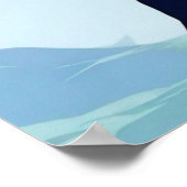 オオカミが満月でハウリング ポスター (角)