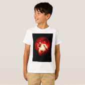オオカミが赤い夜に泣く Tシャツ (正面フル)