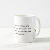 オオカミではなく黒い羊 コーヒーマグカップ (正面右)