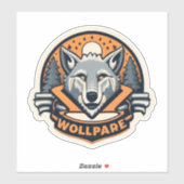 オオカミで人生をシール シール (シート)