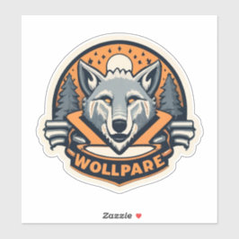 オオカミで人生をシール シール