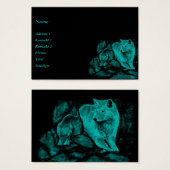 オオカミとカラスが夜に (正面&裏面)