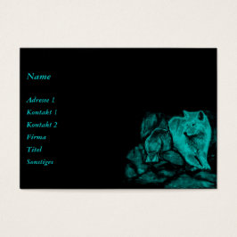 オオカミとカラスが夜に