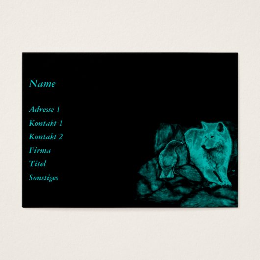 オオカミとカラスが夜に (正面)