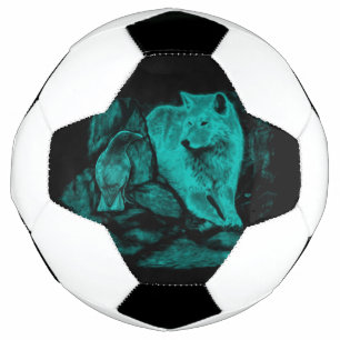 オオカミとカラスが夜に サッカーボール
