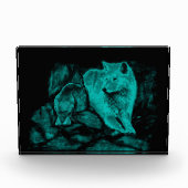 オオカミとカラスが夜に フォトブロック (正面)