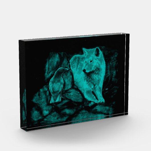 オオカミとカラスが夜に フォトブロック (左)