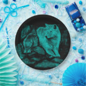 オオカミとカラスが夜に ペーパープレート (パーティー)