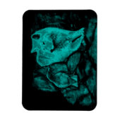 オオカミとカラスが夜に マグネット (縦)