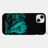 オオカミとカラスが夜に iPhoneケース (裏面横)