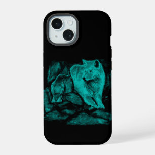 オオカミとカラスが夜に iPhone 15ケース