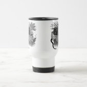 オオカミとカラスと頭蓋骨 トラベルマグ (中央)