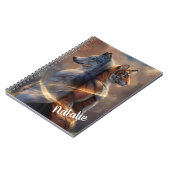 オオカミとトラ ノートブック (左側)