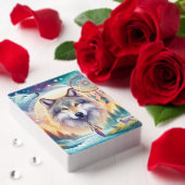 オオカミとドリームキャッチャー撮影モンタージュ トランプ (インサイチュ (バレンタイン))