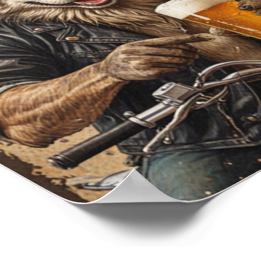 オオカミとビール ポスター (角)